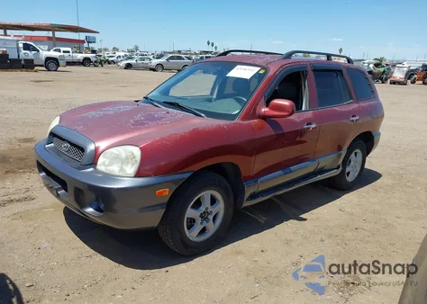2003 Hyundai Santa Fe Gls/Lx from USA, damaged, VIN KM8SC73D83U452083